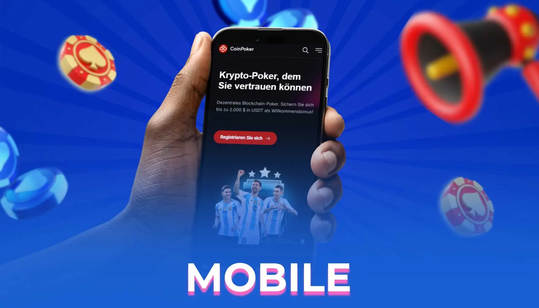 CoinPoker ist jetzt auch unterwegs verfügbar