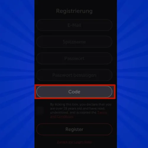 Promo-Code eingeben